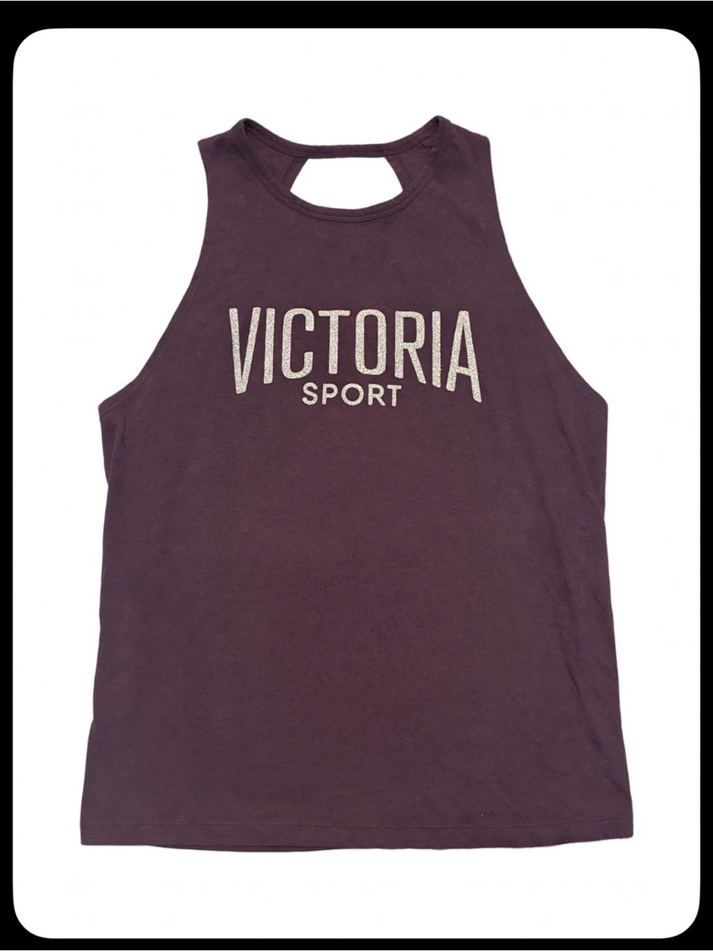 Victoria's Secret Sport Plum High-Neck Tank